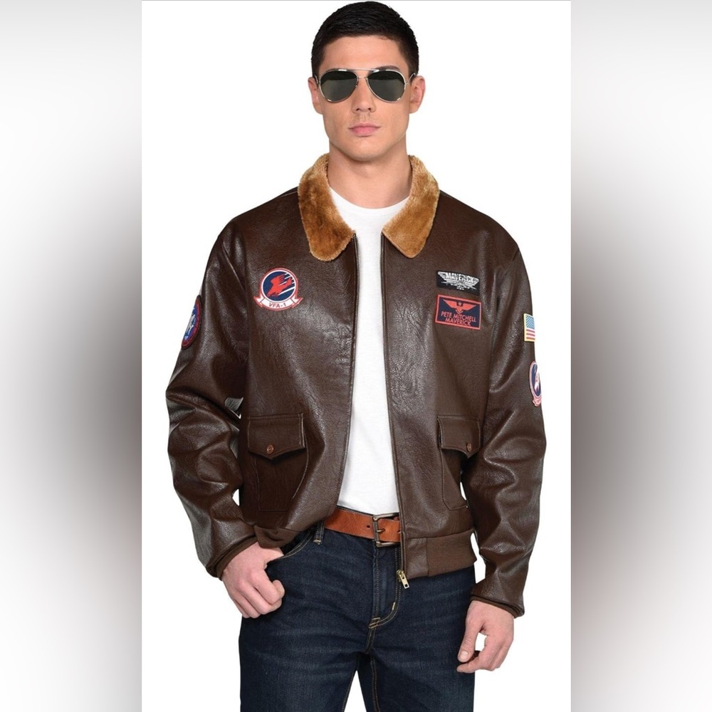 Top Gun Maverick Faux Leather Jacket - XXL